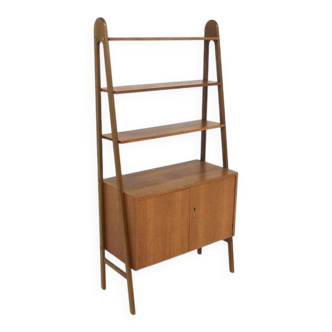 Commode-bibliothèque en teck, Suède, 1950