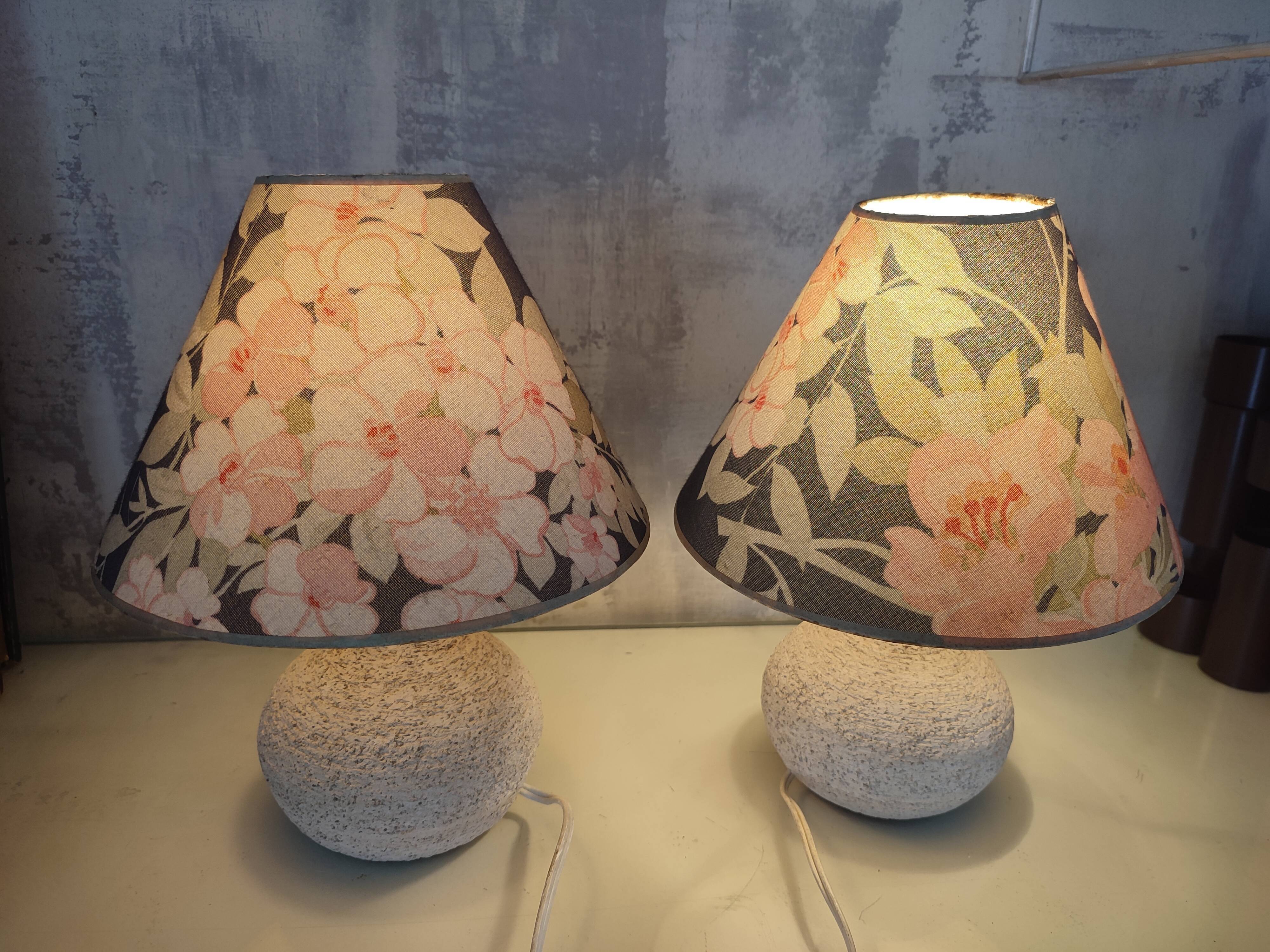 Two bedside lamps at the end of the 70s