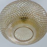 Vintage Scandinavian Glass Pendant Light