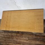 Commode vintage chêne clair pieds compas 1960