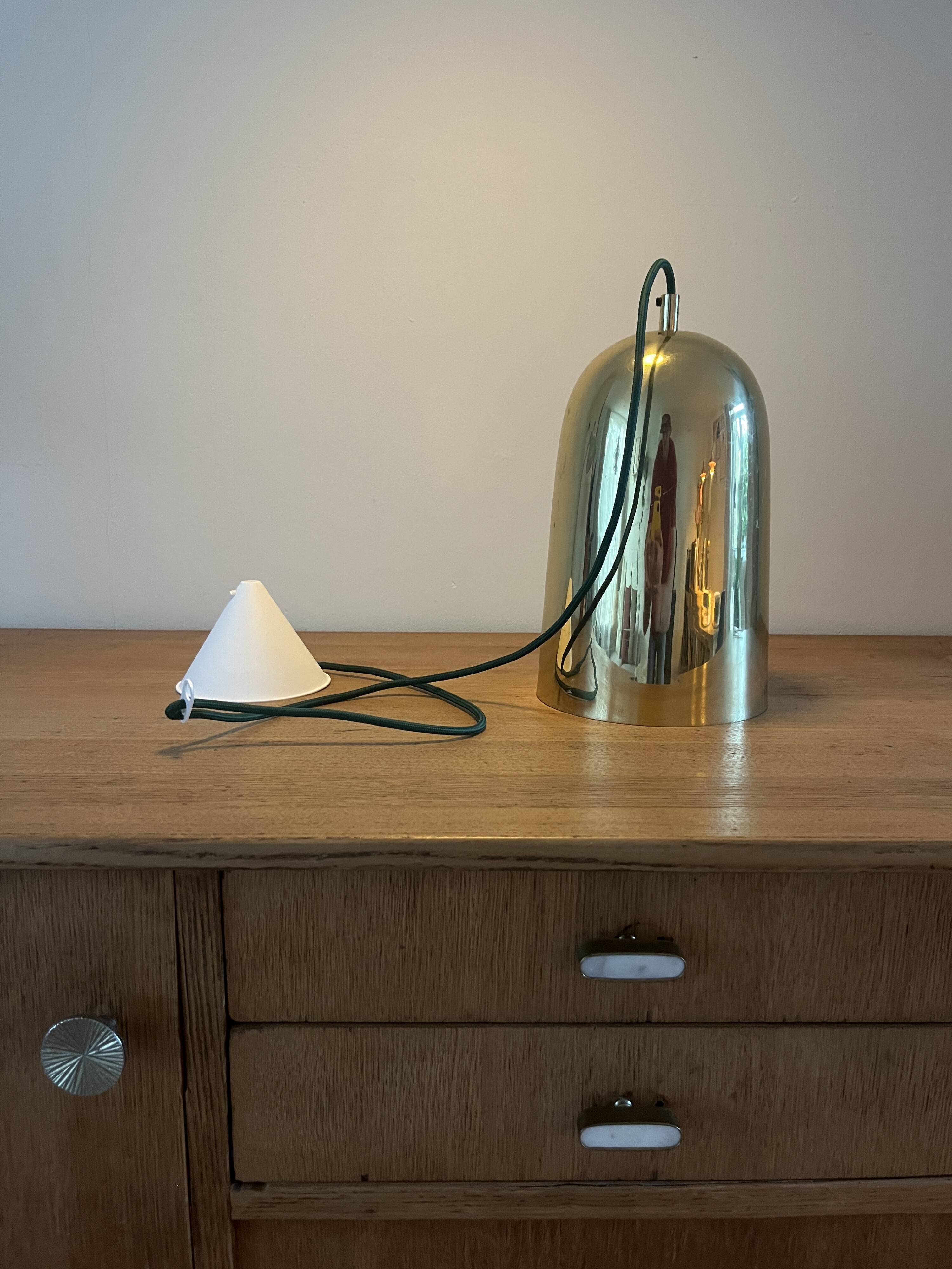 Vintage Danish Brass pendants - set of 2