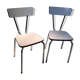 Duo de chaises en formica