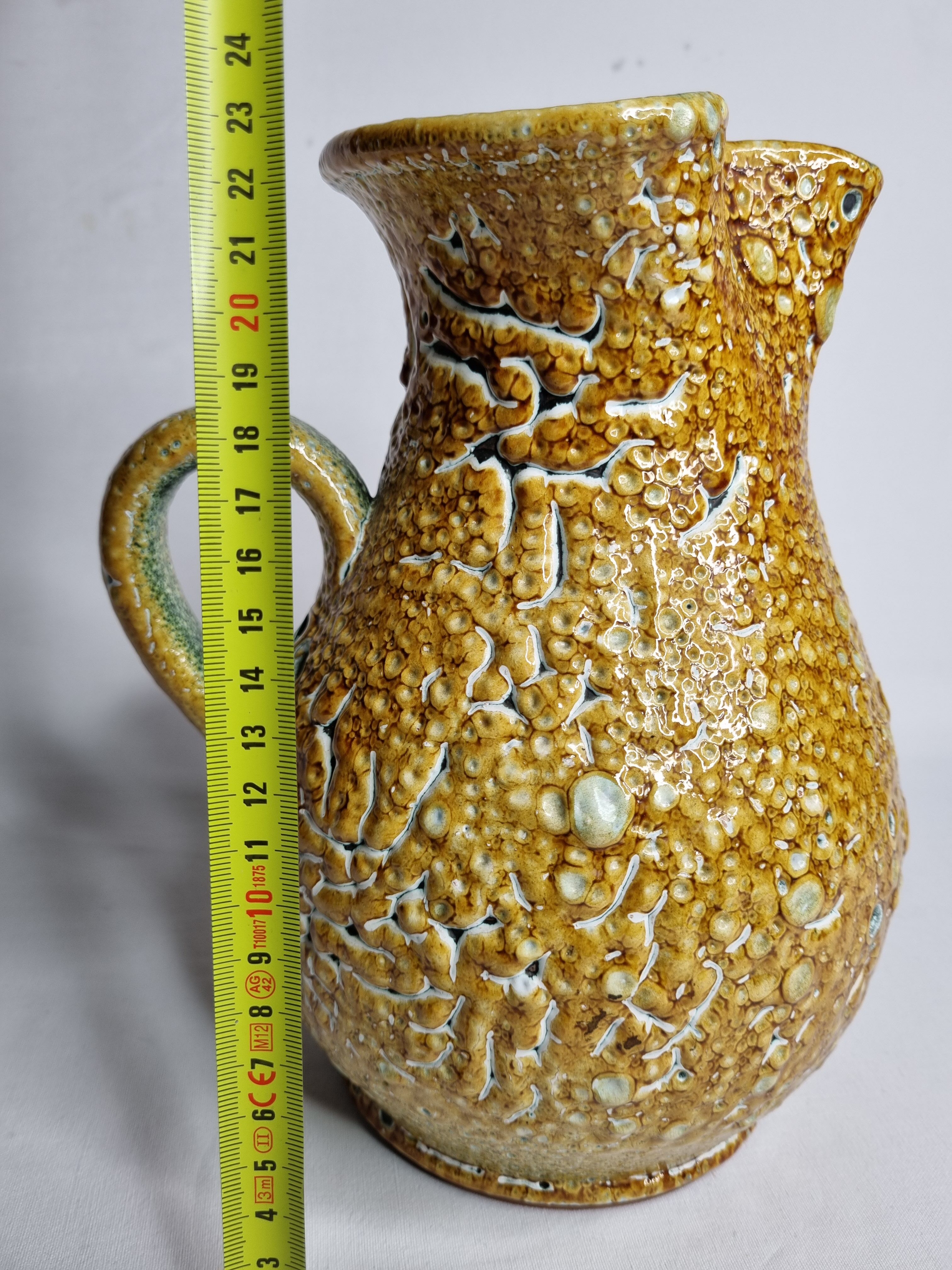 Vintage fat lava orangeade decanter