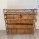 Chiffonnier vintage en rotin
