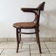 Fauteuil de bureau Thonet cannage et bois