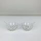 Paire de salerons cristal vintage