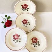 Assiettes creuses, modèle Germaine, Badonviller