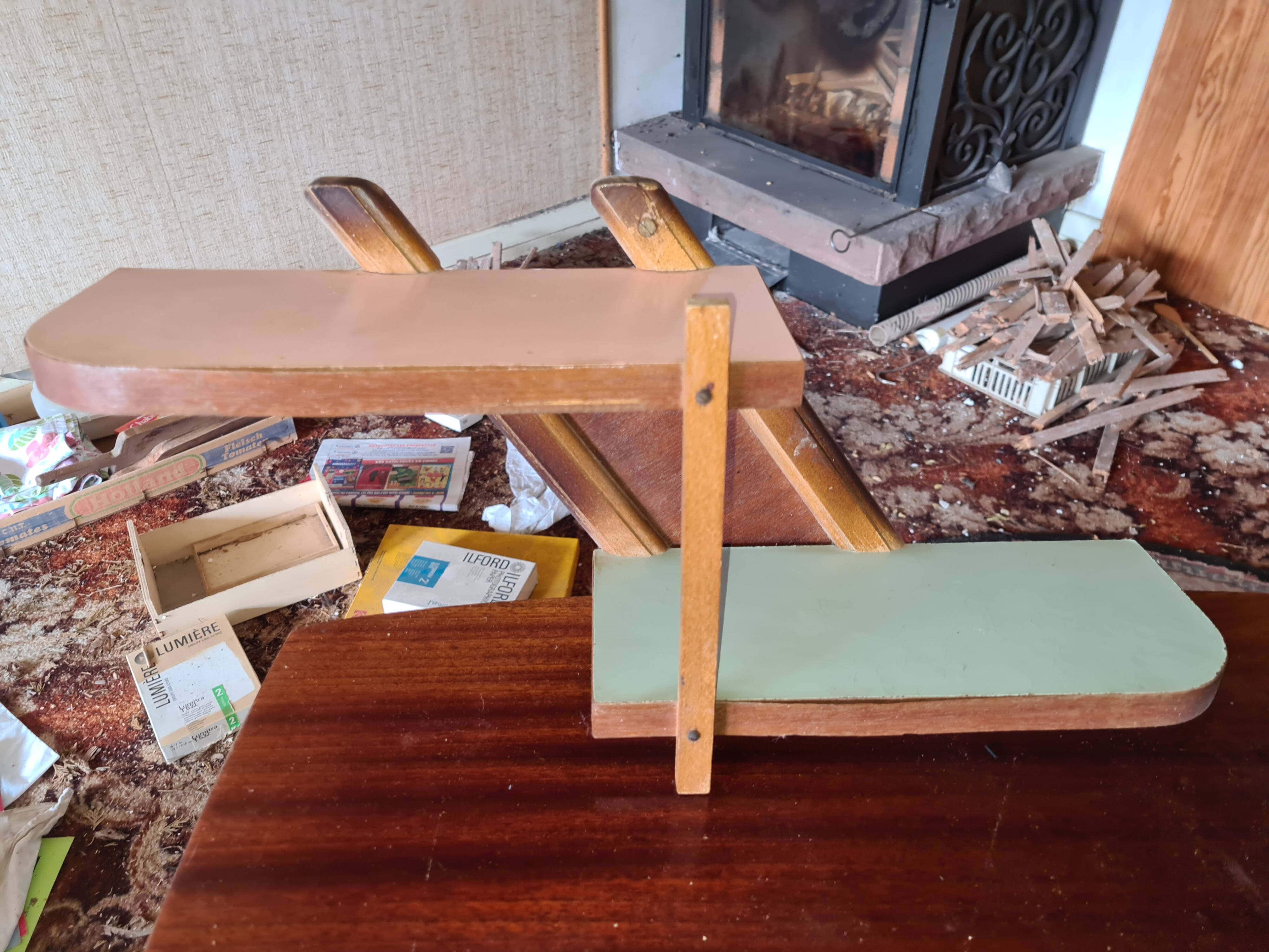 Vintage wall shelf from the 80s