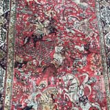 Vintage Persian Ghoum 108 X 164 CM hand made silk carpets