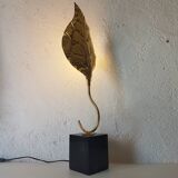 golden flower lamp design 1970