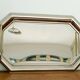 Hexagonal stainless steel serving tray