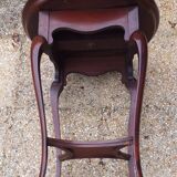 Old rotating pedestal table
