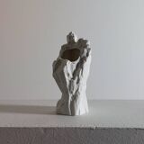 Biscuit porcelain vase, mid-20th century