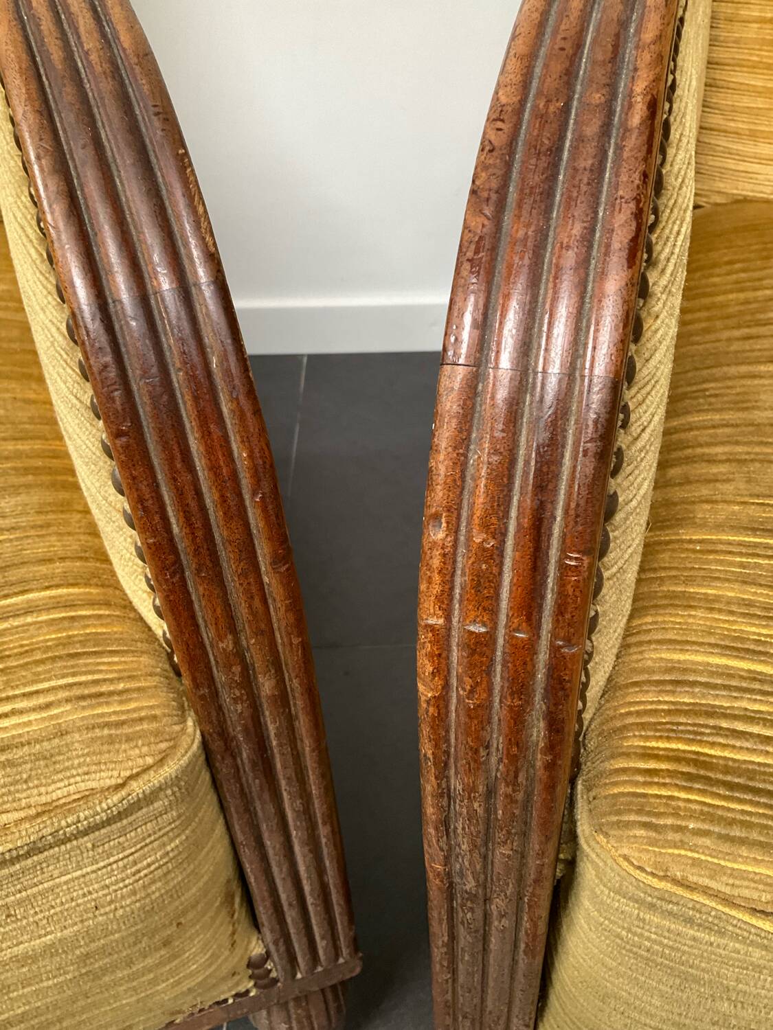 Pair of Art Deco armchairs