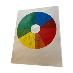 Sérigraphie peintre - 1970s