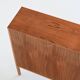 Leo Bub symmetric highboard in walnut XL Bub Wertmobel Germany 1960