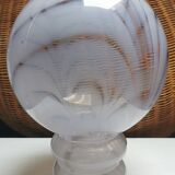 Globe lamp Italy marbled decoration space age
