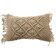 Nude pink braided macramé cushion 30x50 cm