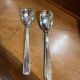 Silver-plated salad servers