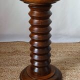 Vintage Charles Dudouyt style wooden side table