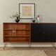 60s Sideboard with Sliding Doors, Wk Möbel