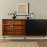 60s Sideboard with Sliding Doors, Wk Möbel