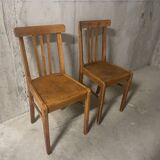Pair of 1960s bistro chairs