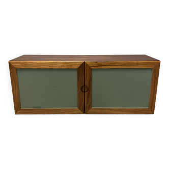 Scandinavian design rosewood hanging storage.