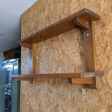 Oak wall shelf