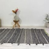 Handmade wool Berber rug 260 X 110 CM