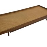 Vintage mid century daybed teak design with drawers