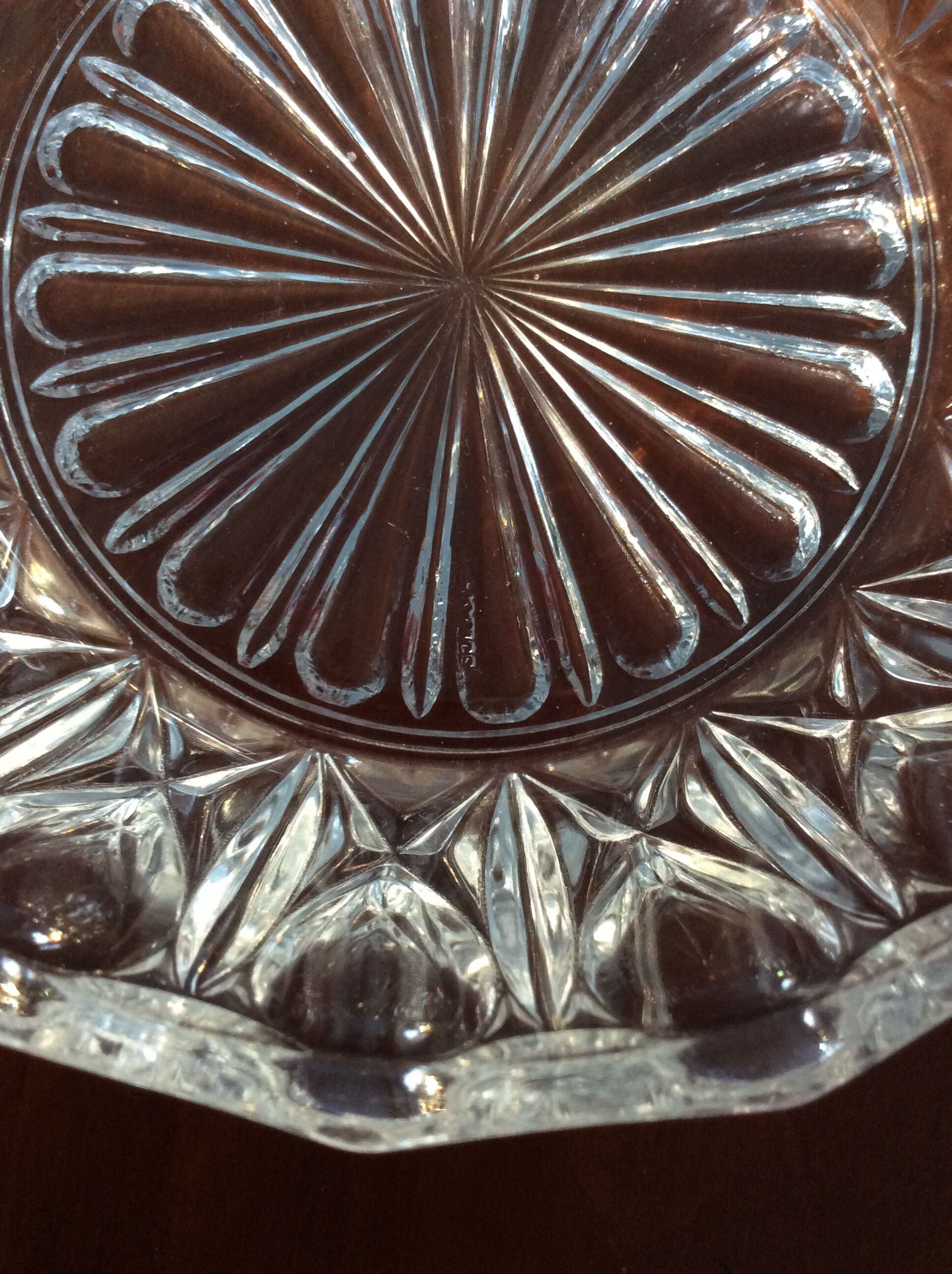 Fruit salad service glass of the 60s - vintage