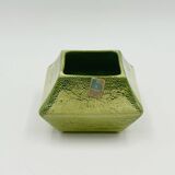 Vintage Ceramic Vase in Sage Green Bertoncello Handmade Decor, Italy, 1970s