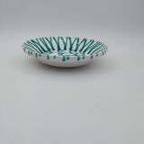 2 Gmundner green flamed decorative dishes