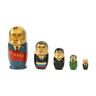 Matryoshka Of Soviet Politicians, Soviet Era, Ussr Circa 1980s