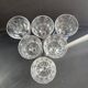 6 verres à eau Baccarat, modèle "Clermont", XIXème