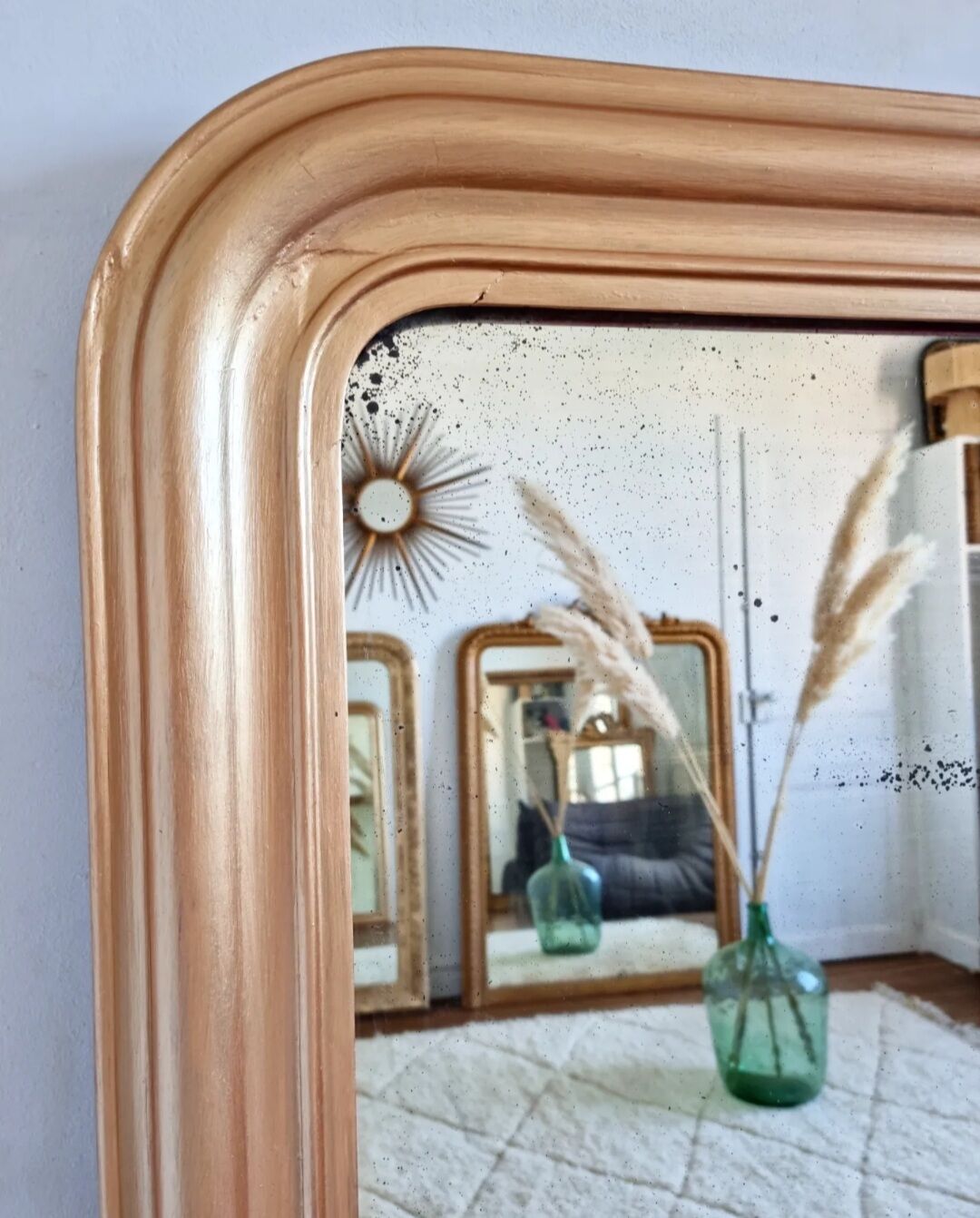 Old mirror Louis Philippe