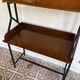 Freestanding wall unit with desk
