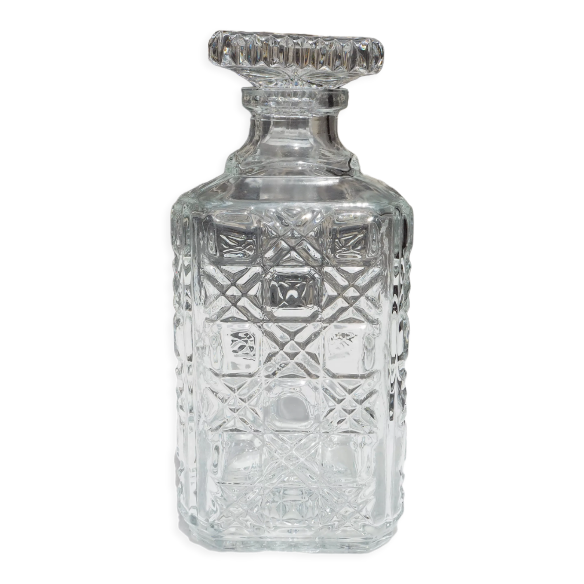 Glass whisky decanter