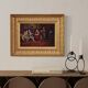 Italian painting interior scene dated 1941