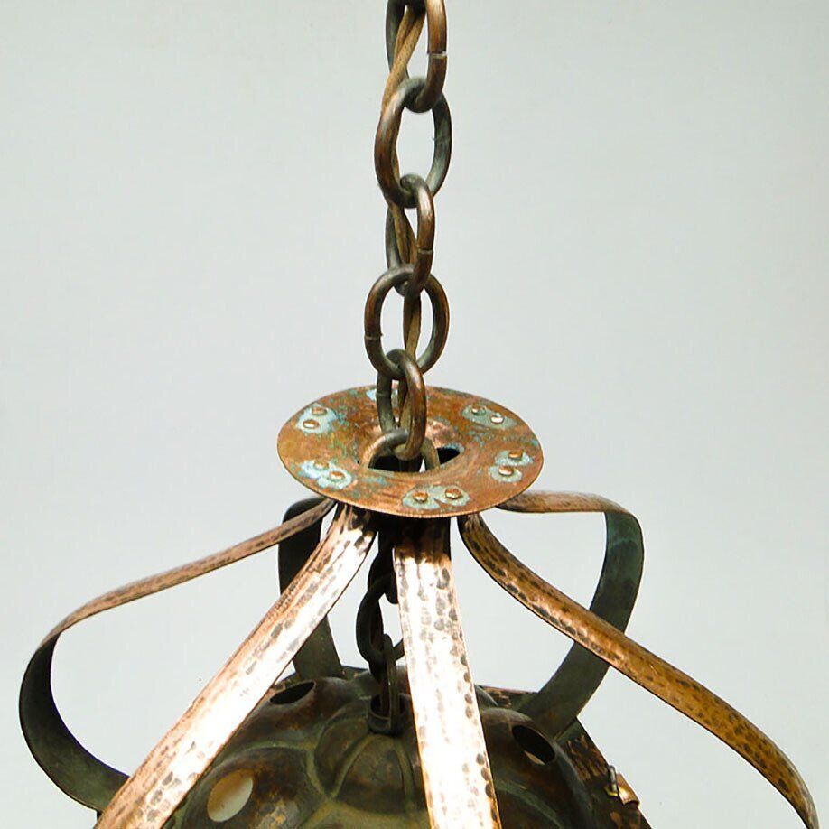 20th century glass pendant lamp, Austro-Hungary, 1890s