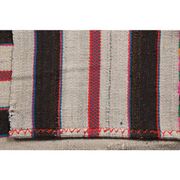 Vintage Turkish Hand-Knotted Wool Cotton Beige Kilim Area Rug 158x217