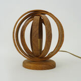 Modular lamp design in wood enaol