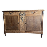 Marble sideboard with 2 doors and 2 drawers