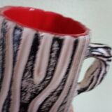 Mug Cup - Pol Chambost - tree trunk & red