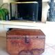 19th century leather chest