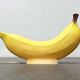 Postmodern banana floor lamp by Heico, 1980s.