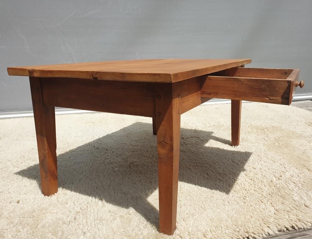 Coffee table countryside in Walnut 1 drawer
