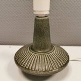 Small table lamp in grey/greenish ceramic, made by Danish Søholm in the 1970s