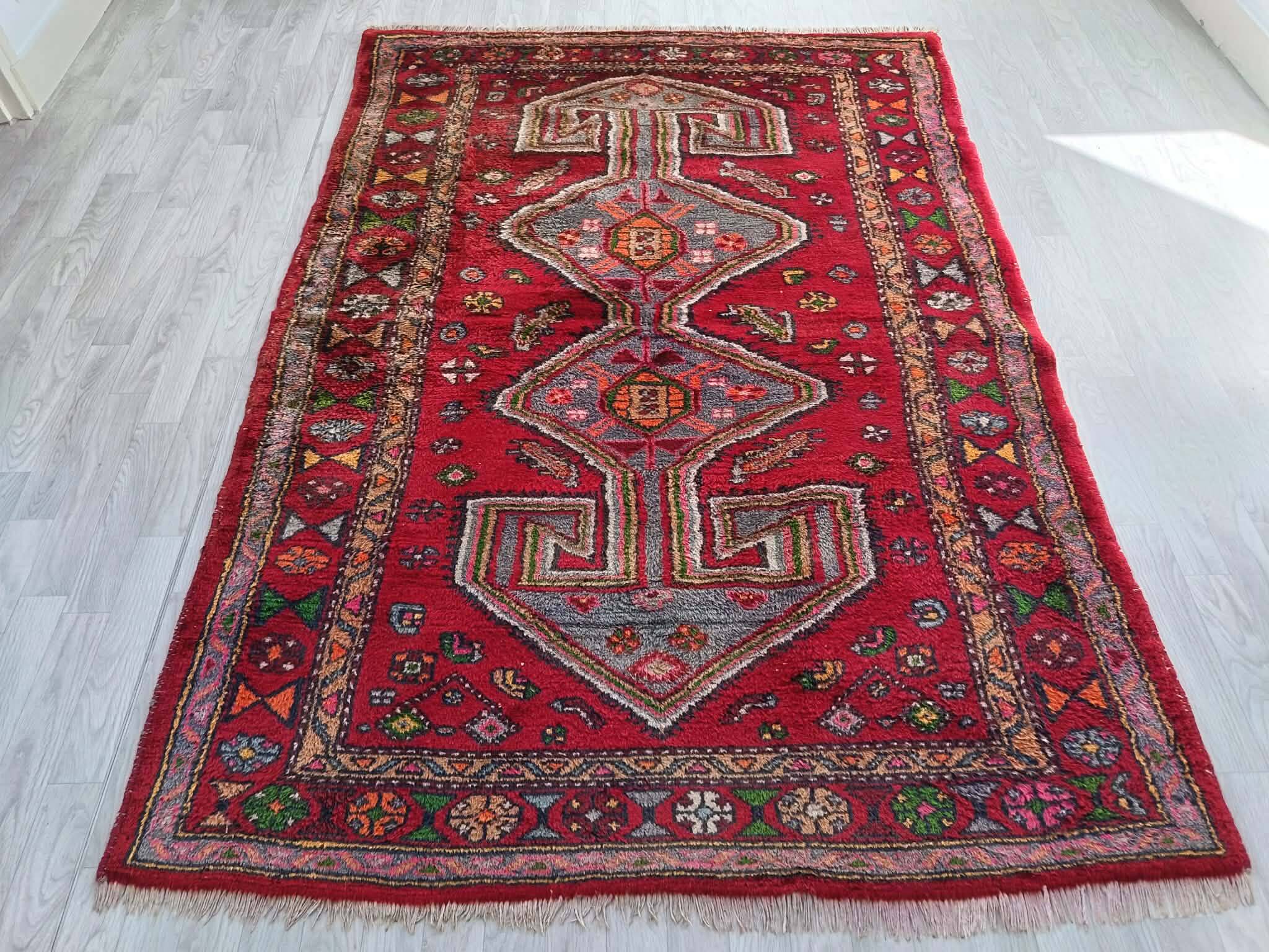 Tapis Persan Khamseh fait main
